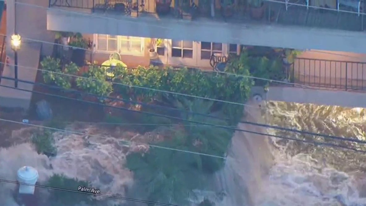 LIVE: Major water main break floods West Hollywood, trapping cars and closing major roads