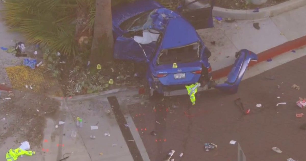 CHP pursuit ends in deadly Pomona crash after driver slams into tree