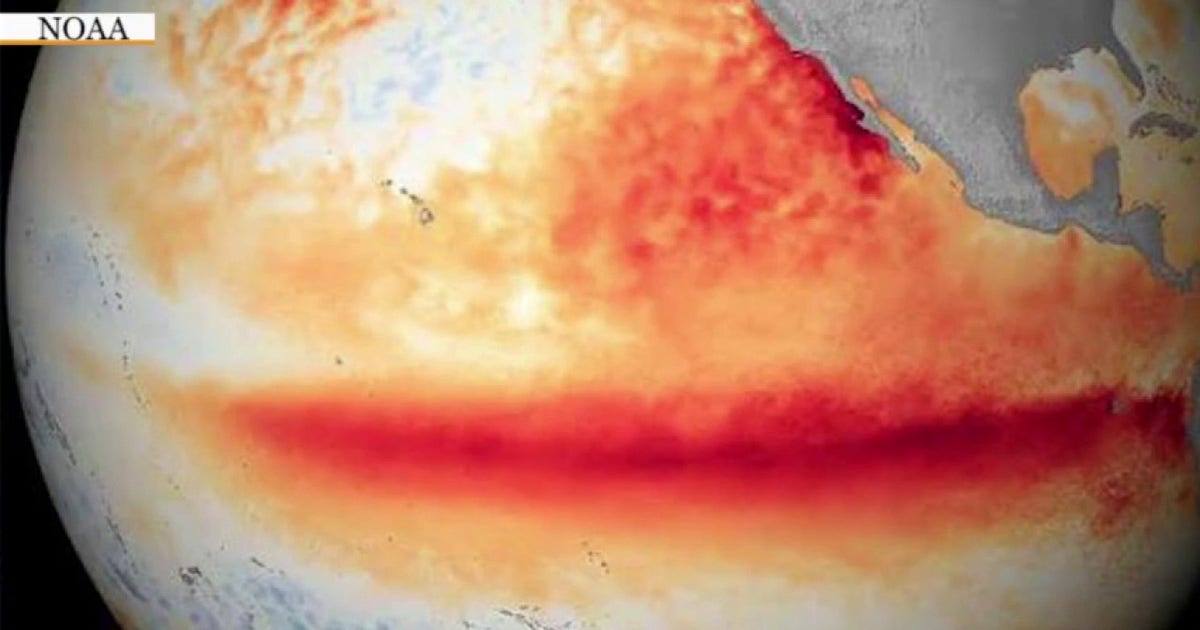 Odds increase again for development of brewing Super El Niño by this fall, reaching potential strongest ever