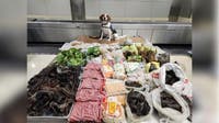 99 pounds of lizard parts, raw meat, and plants from Thailand seized at Los Angeles port