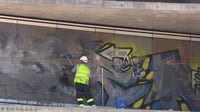 Cleanup finally begins at the infamous downtown Los Angeles 'grafitti towers'