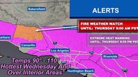Triple-digit heat, active wildfires, and peak king tides collide in Southern California