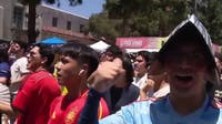Crowds flock to Burbank Fan Zone to watch final 2026 FIFA World Cup final