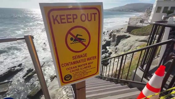 2,000-gallon sewage spill shuts down stretch of Laguna Beach through 4th of July weekend