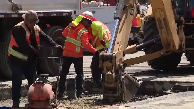 Sunset Boulevard reopens following major West Hollywood water main break