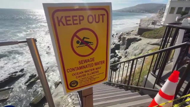 2,000-gallon sewage spill shuts down stretch of Laguna Beach through 4th of July weekend