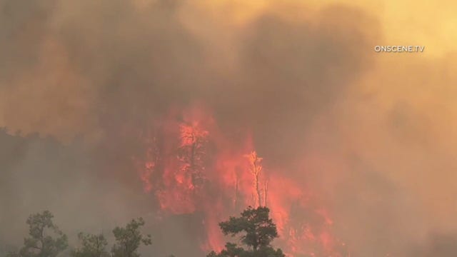 Summit Fire grows to 2,600+ acres in Antelope Valley, evacuations ordered
