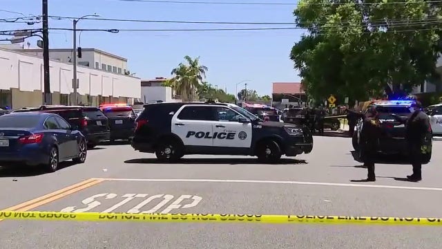 Machete-wielding suspect shot by police outside UCI Health in Los Alamitos