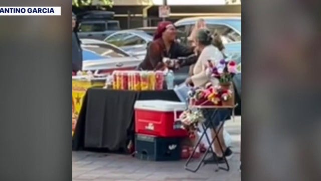 LA woman charged with felony assault in violent attack on street vendor