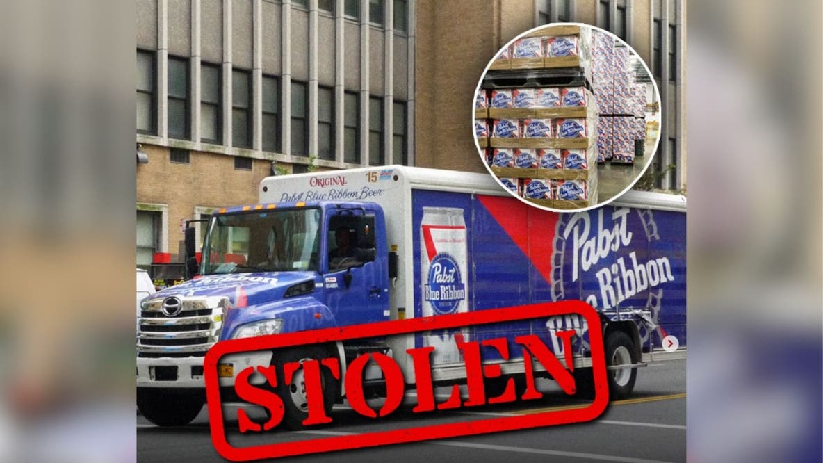 Pabst Blue Ribbon truck carrying 40,000 pounds of beer stolen in California heist