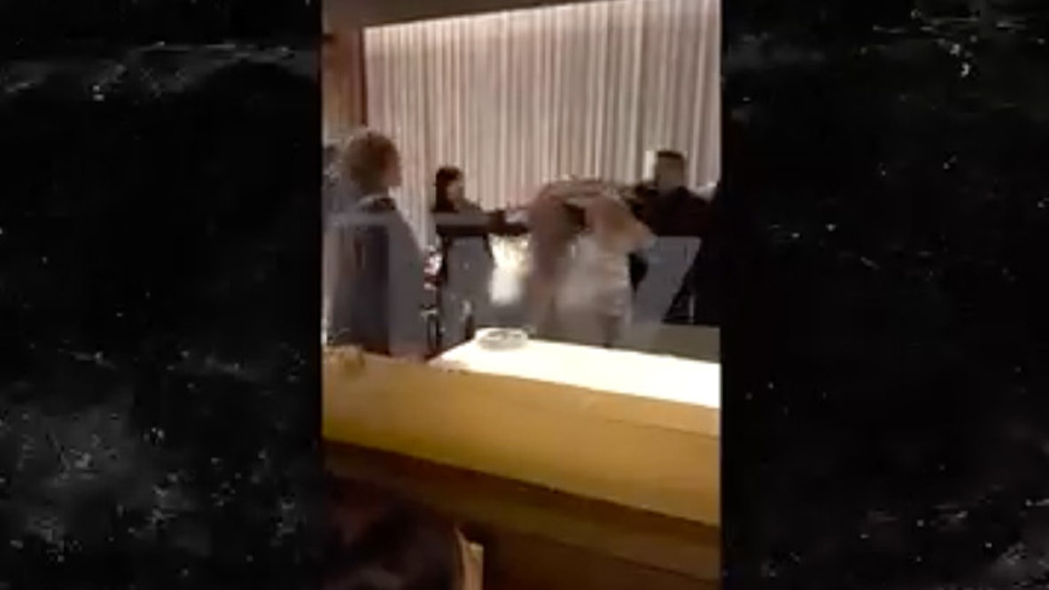 Beverly Hills steakhouse brawl caught on camera