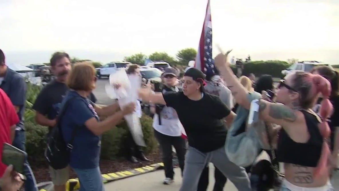 Trump supporters, protesters clash during RNC fundraiser in Rancho Palos Verdes