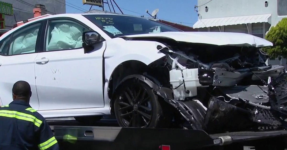 Child behind wheel strikes woman walking dog in Oakland