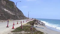 Point Dume Beach closed after severe erosion from high surf in Malibu