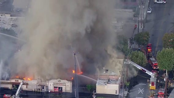 Old Town Newhall businesses destroyed in morning fire