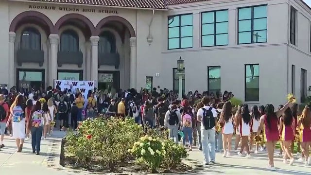 First day of school marks 100 years at Wilson High School in Long Beach