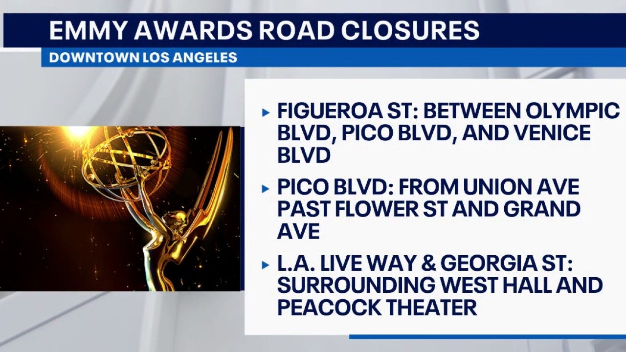 2026 Emmy Awards bring major street closures to downtown LA