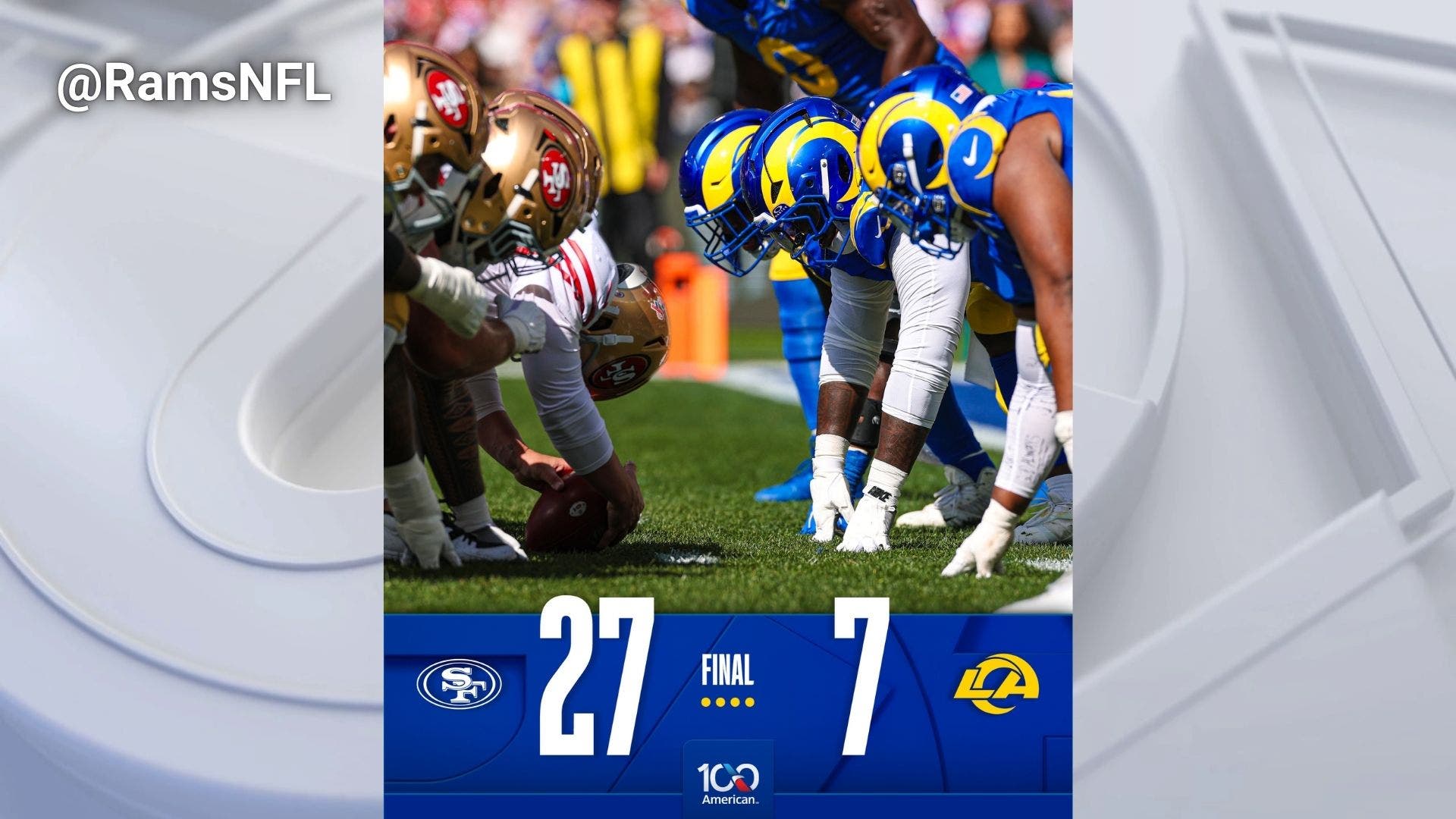 Super Bowl favorite Rams drop season opener to 49ers in Australia