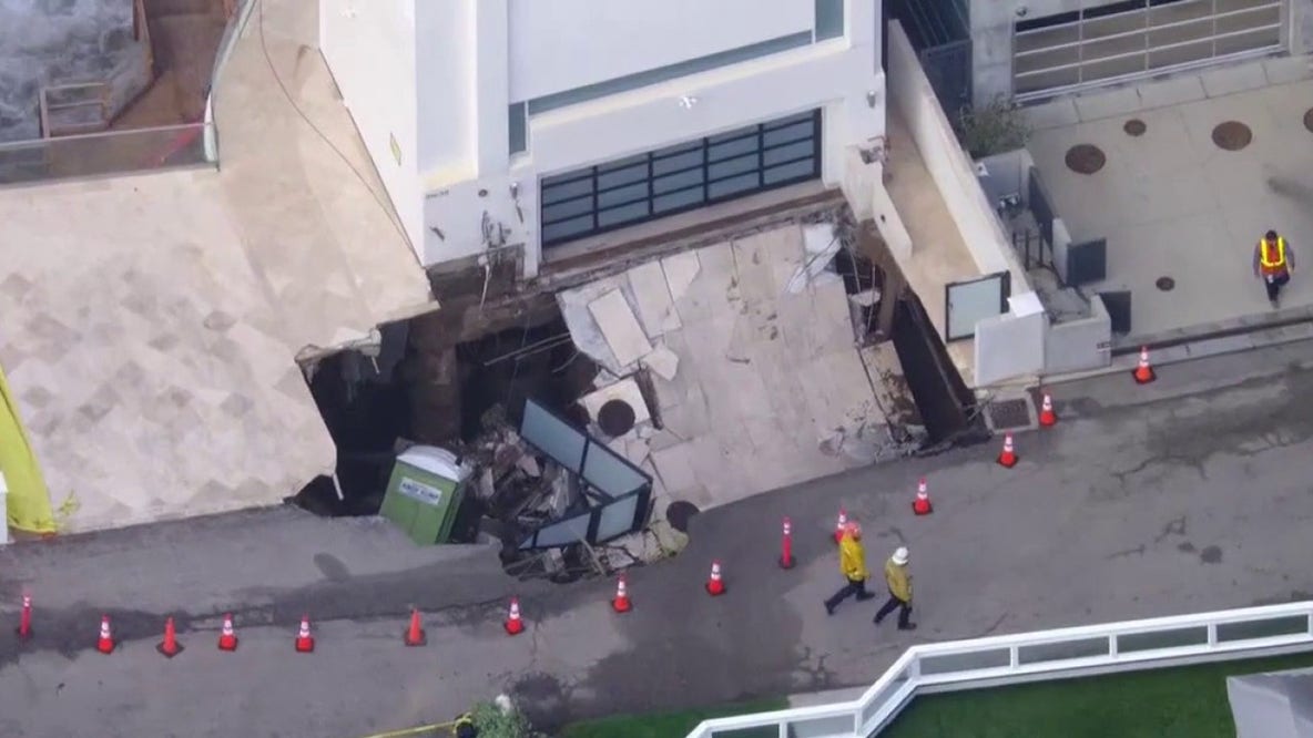 Nicolas Cage’s Malibu home damaged after massive sinkhole swallows driveway