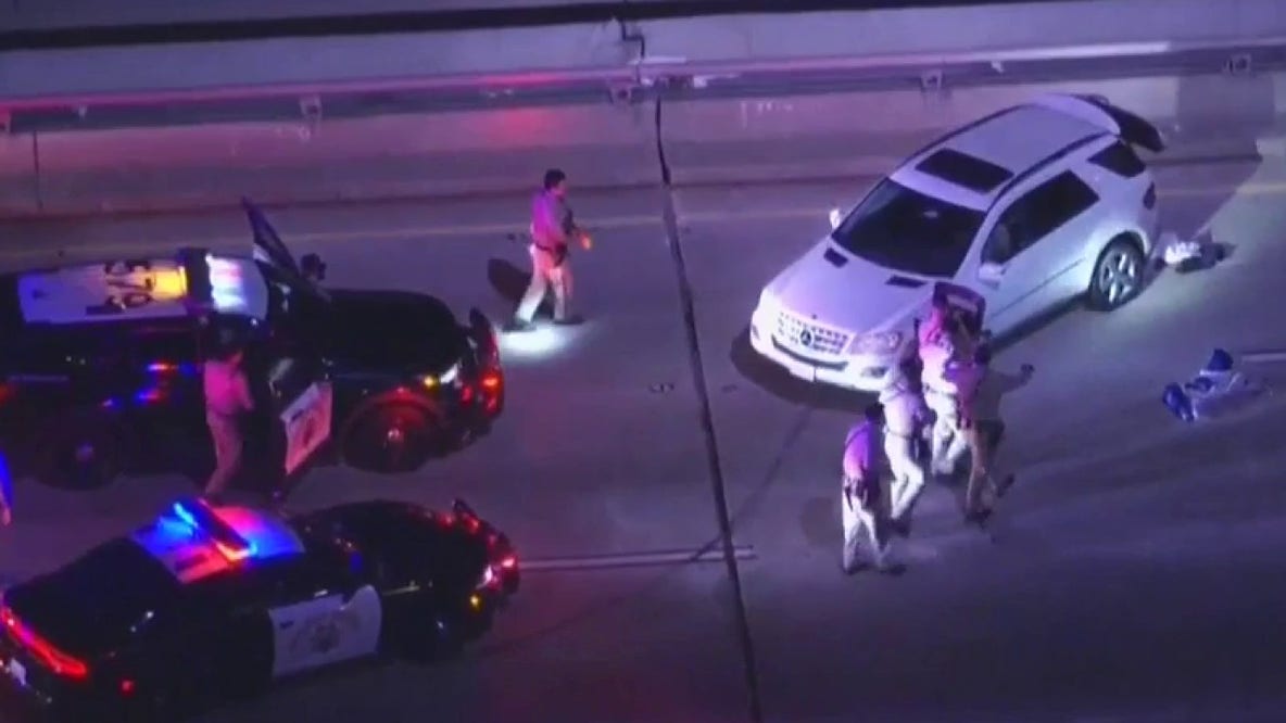 Driver leads police chase across South Los Angeles