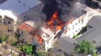 Beverly Hills apartment fire displaces residents, injures firefighters