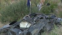 4 dead, 2 critically injured after car goes off cliff on Highway 2 near Wrightwood