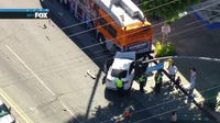 LA Metro bus involved in 3-vehicle crash in Reseda