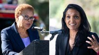 Nithya Raman surges to 11-point lead over Karen Bass in LA mayoral poll