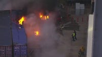 Helicopter crash reported in Chatsworth