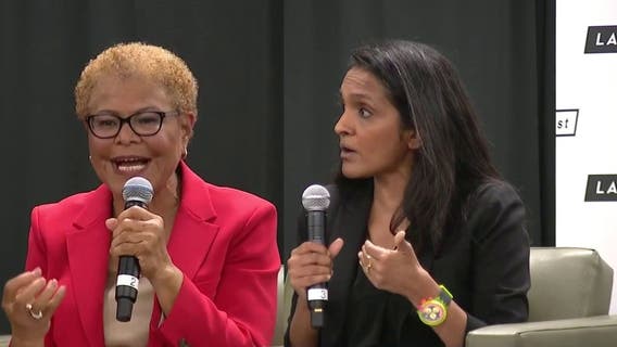Bass, Raman clash over climate, address undecided Spencer Pratt voters in race for LA mayor