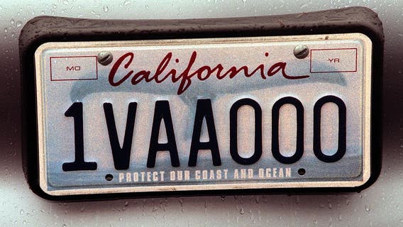 California retires 46-year license plate format, debuts mirrored sequence