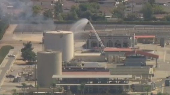 La Verne lithium battery storage fire forces evacuations near water district facility