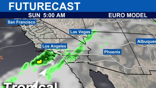 Hurricane Marie brings rain chances, high surf to Southern California over Labor Day weekend