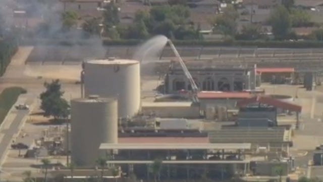 La Verne lithium battery storage fire forces evacuations near water district facility