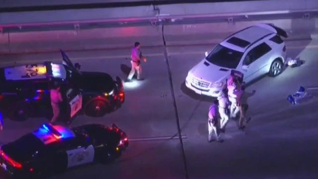 Driver leads police chase across South Los Angeles