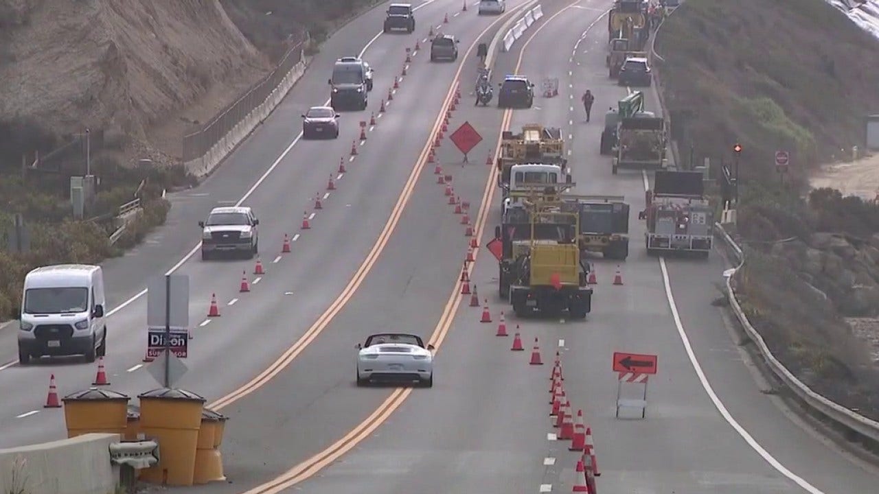 PCH lane closures near Crystal Cove as Caltrans begins erosion repairs