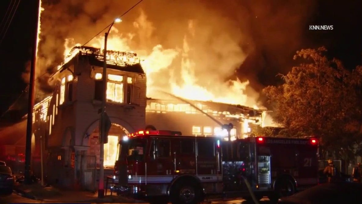 Abandoned South LA church burns for third time; neighbors say city ignored years of complaints