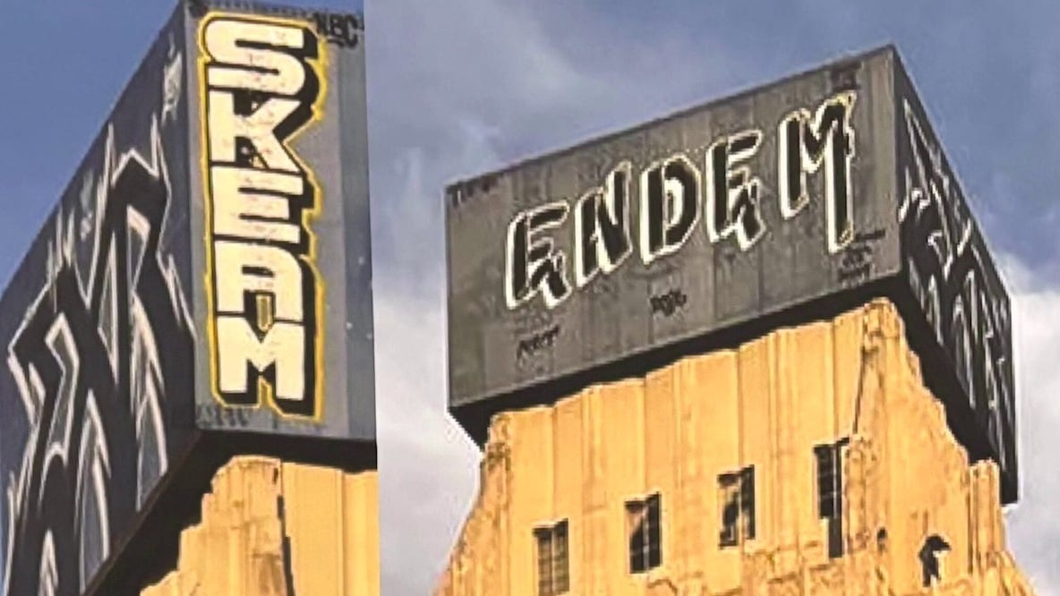 LADWP employee, 3 others charged in yearlong graffiti spree targeting iconic LA buildings