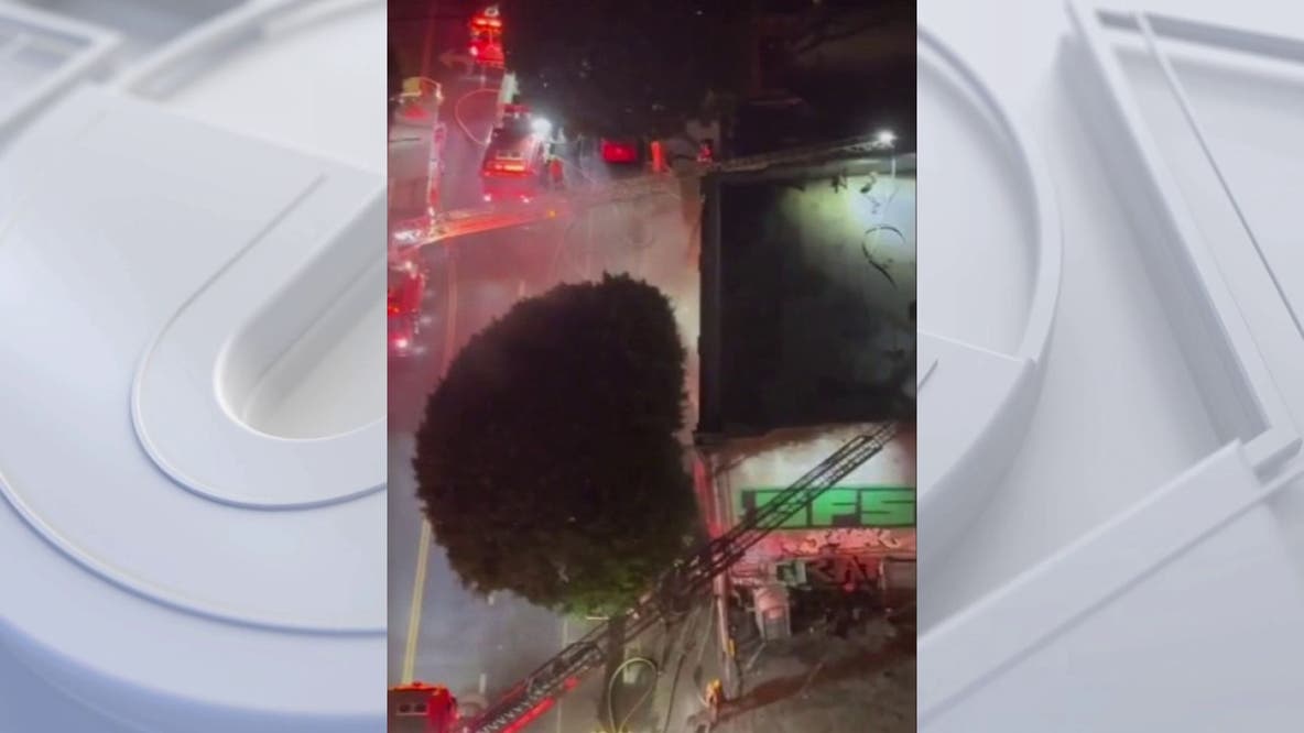 Another fire at abandoned downtown LA building raises safety concerns