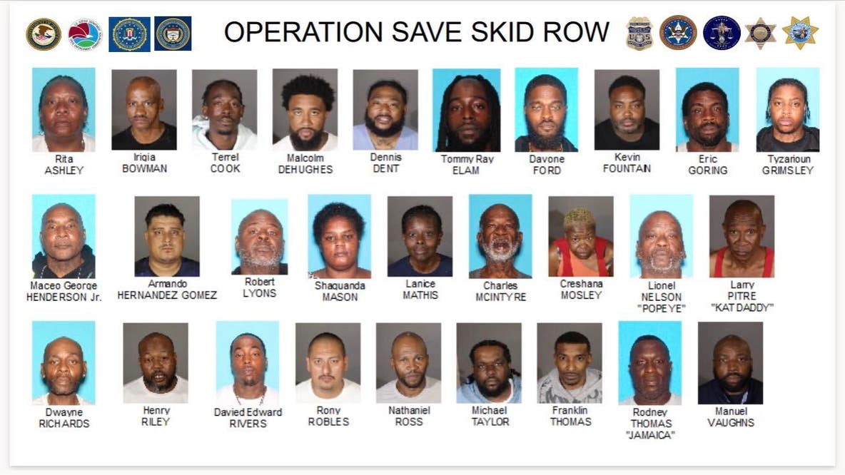 Skid Row drug bust: LAPD and feds target gang-run operation in sweeping raid