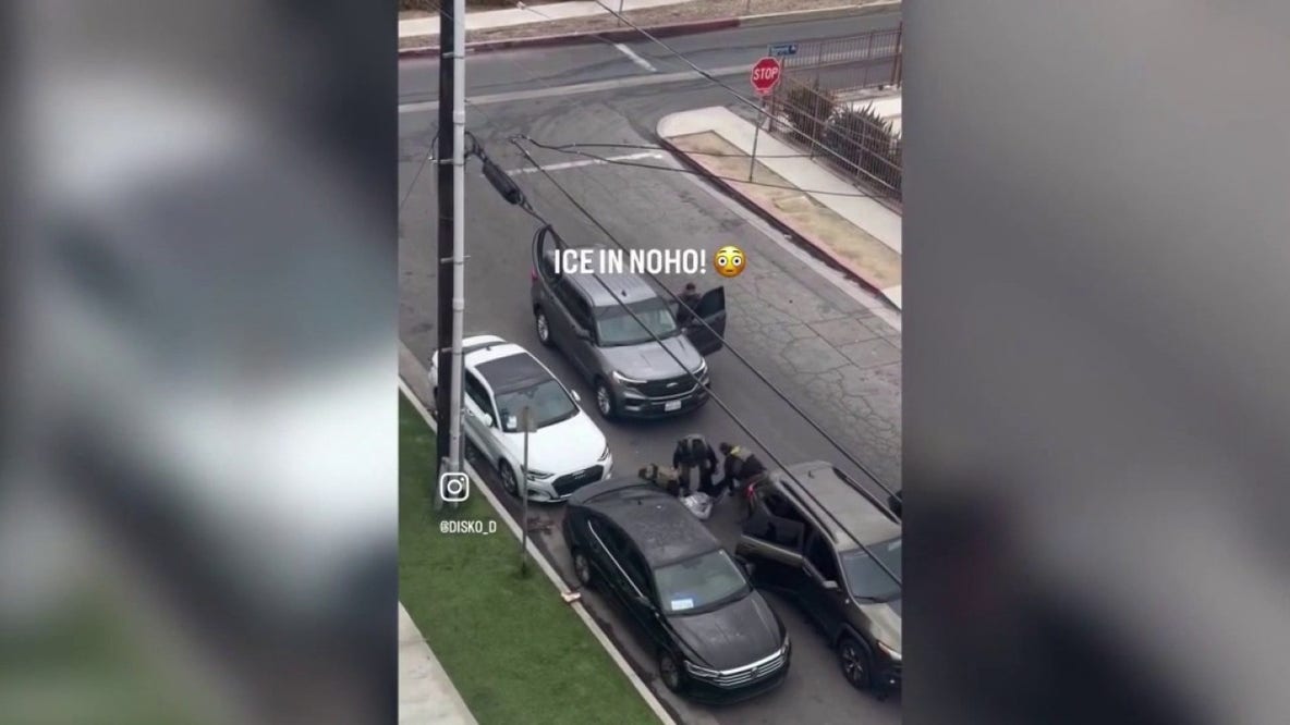 VIDEO: ICE agent points gun at bystander during North Hollywood arrest