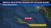 2 dead, 2 hurt, 1 missing after medical helicopter crashes off Catalina Island