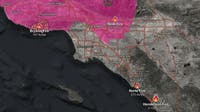 MAP: Active wildfires burning across Southern California
