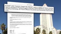 L.A. City Council votes to identify $460,000 for public bank study amid budget concerns