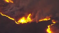 Malibu fire erupts amid dangerous Santa Ana winds, red flag warning