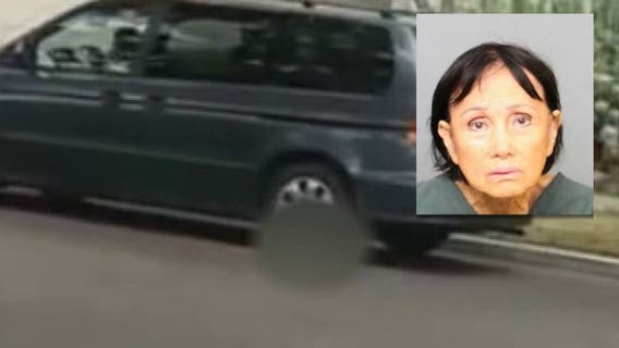 Woman arrested after video shows her deliberately running over puppy
