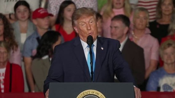 Trump suggests Iran could 'take out' Los Angeles during Nebraska rally