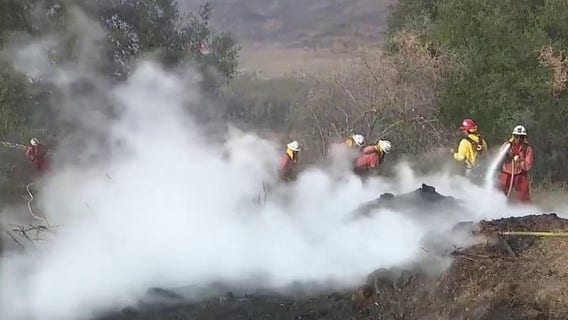 Bike Fire in Santa Clarita reaches 100% containment