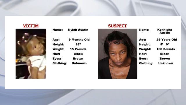 Amber Alert issued for 9-month-old girl reportedly abducted in LA