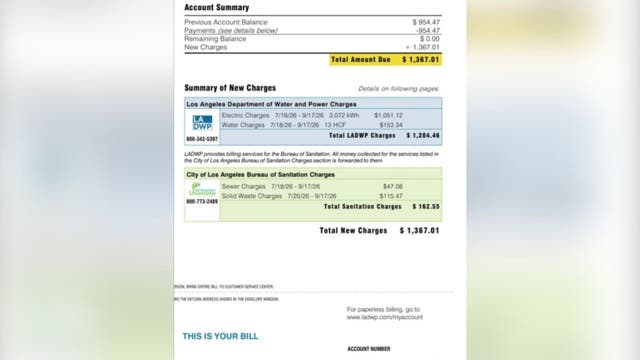 LADWP considers heat wave utility bill relief and payment protections for residents